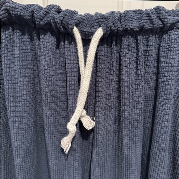 Intimately By Free People Navy Blue Waffle Knit Lounge Pajama Pants Size S - Picture 13 of 13